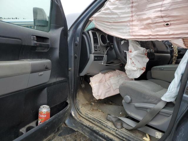 5TFUM5F11AX014775 - 2010 TOYOTA TUNDRA DOUBLE CAB SR5 BLUE photo 8