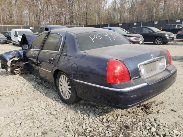 1LNHM81W73Y689965 - 2003 LINCOLN TOWN CAR EXECUTIVE BLUE photo 2