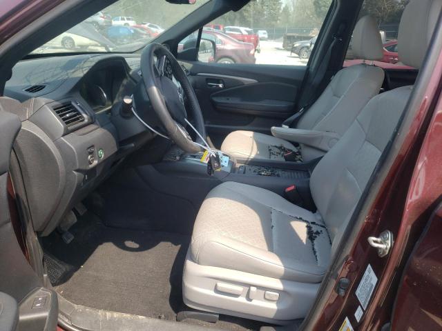 5FNYF8H59MB000845 - 2021 HONDA PASSPORT EXL Tünd qırmızı foto 7