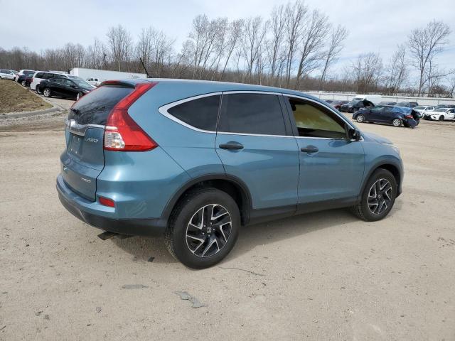 5J6RM4H40GL073494 - 2016 HONDA CR-V SE BLUE photo 3