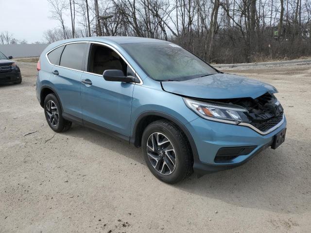 5J6RM4H40GL073494 - 2016 HONDA CR-V SE BLUE photo 4