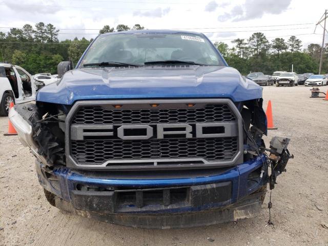 1FTEX1CP1HKE33200 - 2017 FORD F150 SUPER CAB BLUE photo 5