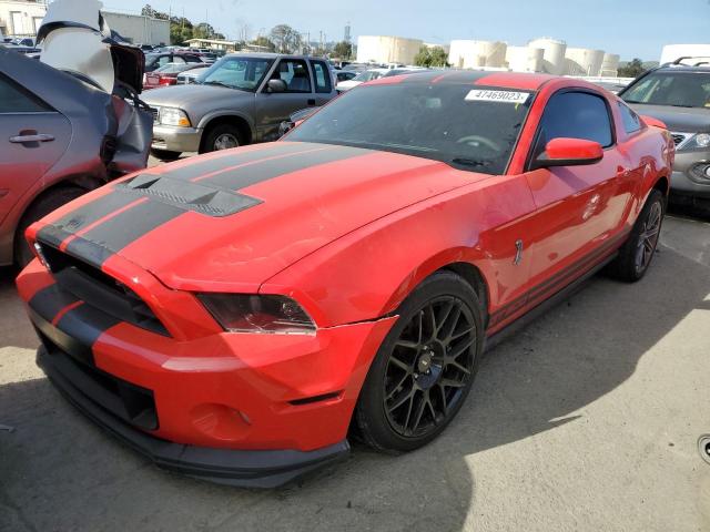 1ZVBP8JS3C5227920 - 2012 FORD MUSTANG SHELBY GT500 RED photo 1
