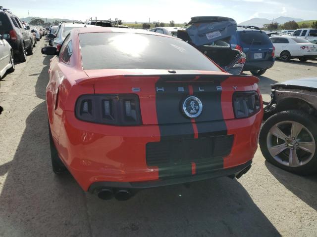 1ZVBP8JS3C5227920 - 2012 FORD MUSTANG SHELBY GT500 RED photo 6