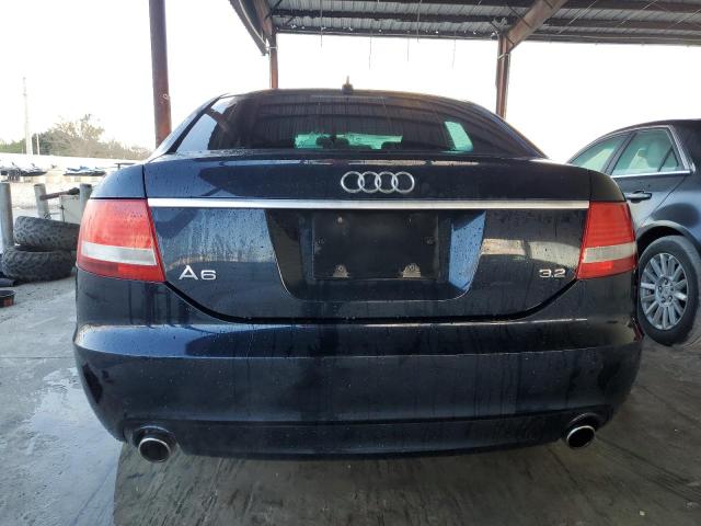 WAUAH74F08N067486 - 2008 AUDI A6 3.2 BLUE photo 6