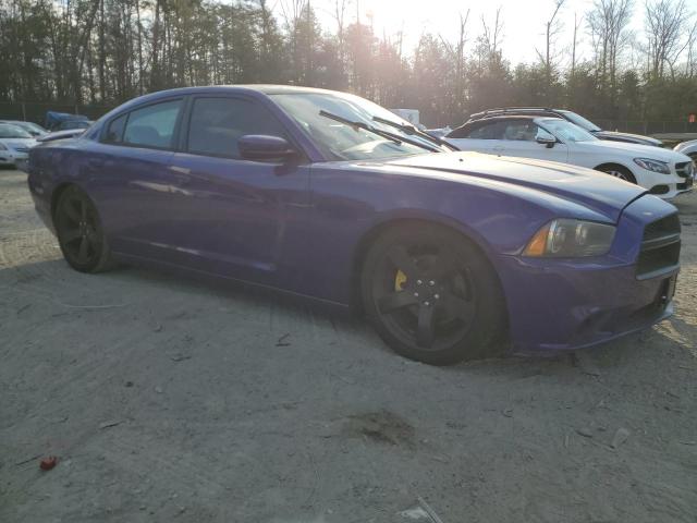 2C3CDXCT1EH137794 - 2014 DODGE CHARGER R/T PURPLE photo 4