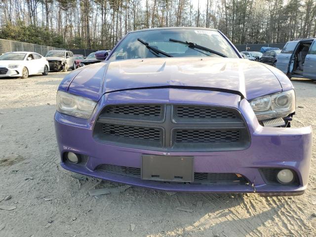 2C3CDXCT1EH137794 - 2014 DODGE CHARGER R/T PURPLE photo 5