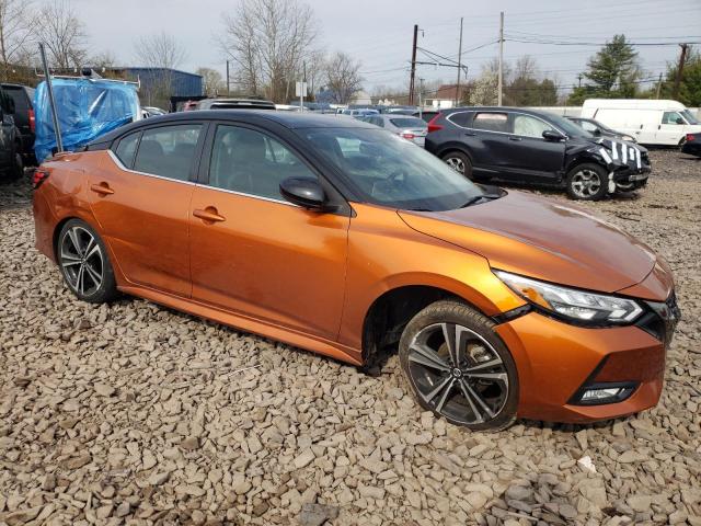 3N1AB8DV8LY284512 - 2020 NISSAN SENTRA SR ORANGE photo 4