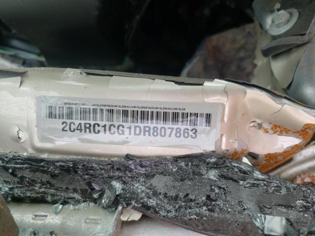 2C4RC1CG1DR807863 - 2013 CHRYSLER TOWN & COU TOURING L BEIGE photo 12