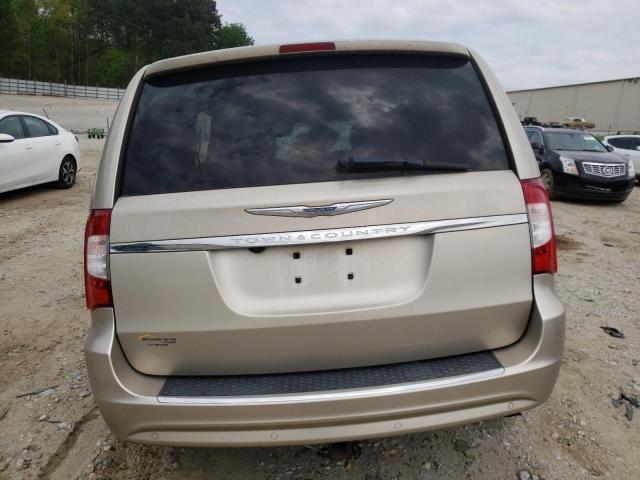 2C4RC1CG1DR807863 - 2013 CHRYSLER TOWN & COU TOURING L BEIGE photo 6