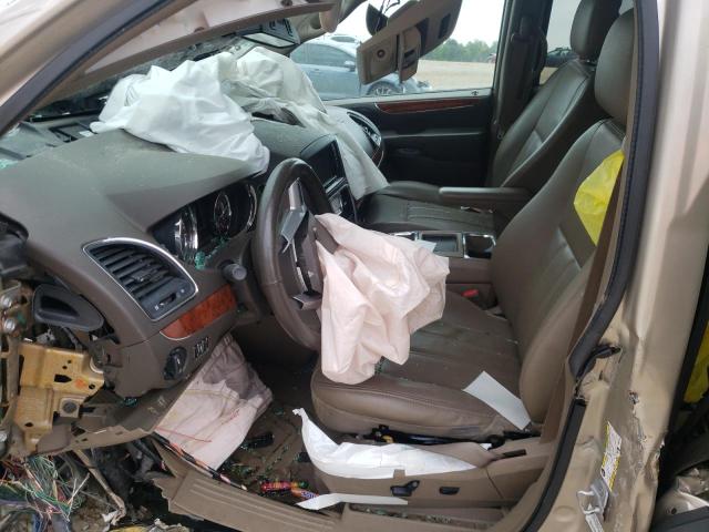 2C4RC1CG1DR807863 - 2013 CHRYSLER TOWN & COU TOURING L BEIGE photo 7