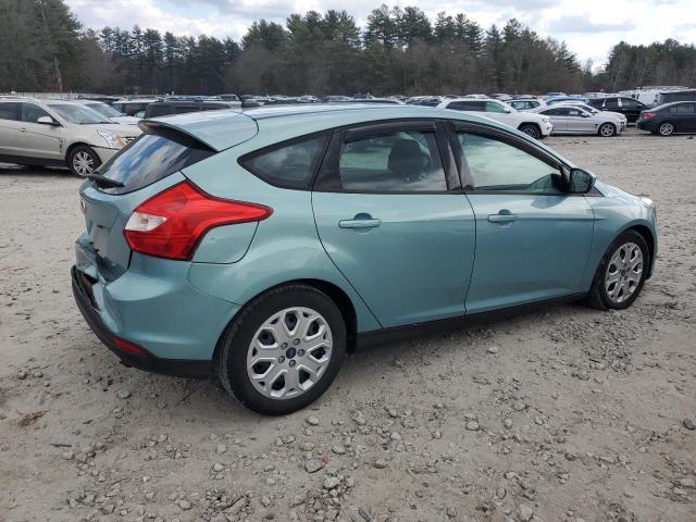 1FAHP3K25CL322785 - 2012 FORD FOCUS SE TURQUOISE photo 3