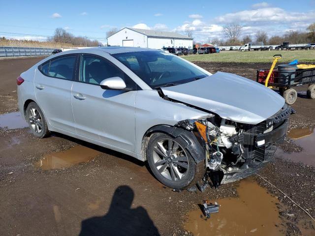 5NPD84LF9JH380090 - 2018 HYUNDAI ELANTRA SEL SILVER photo 4