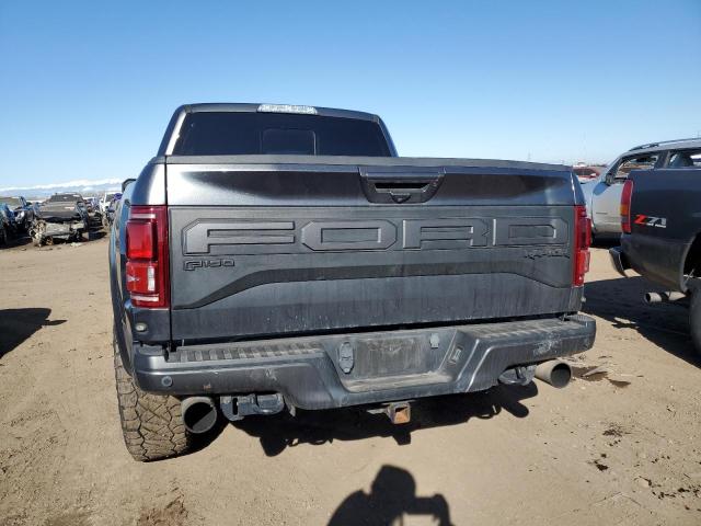 1FTFW1RG6KFA08263 - 2019 FORD F150 RAPTOR GRAY photo 6