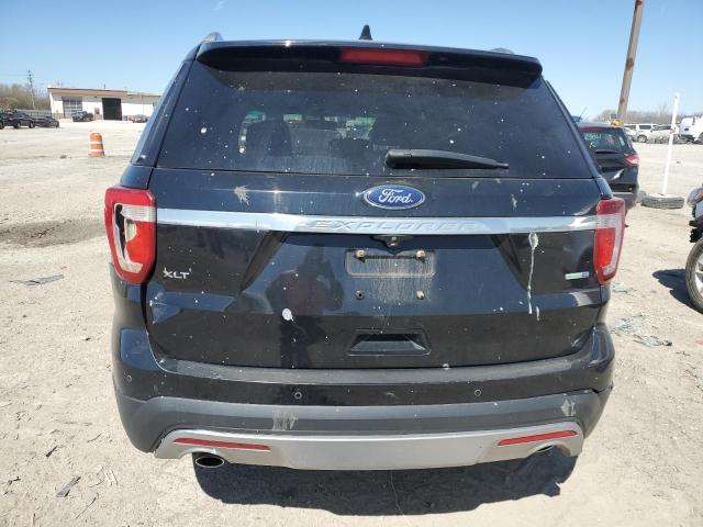 1FM5K8D89GGA87313 - 2016 FORD EXPLORER XLT BLACK photo 6