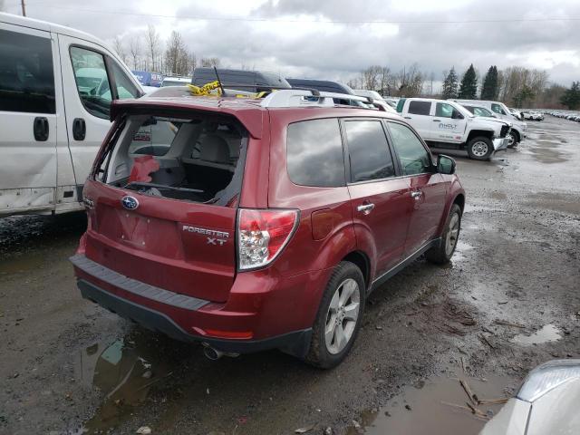 JF2SHGGC0DH404774 - 2013 SUBARU FORESTER TOURING RED photo 3