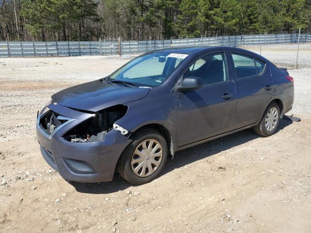 3N1CN7AP9FL830140 - 2015 NISSAN VERSA S GRAY photo 1