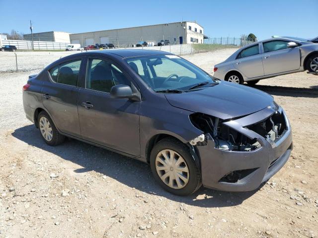 3N1CN7AP9FL830140 - 2015 NISSAN VERSA S GRAY photo 4