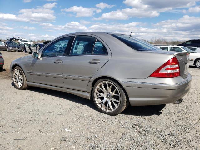 WDBRF76J85F582527 - 2005 MERCEDES-BENZ C 55 AMG TAN photo 2