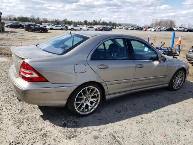 WDBRF76J85F582527 - 2005 MERCEDES-BENZ C 55 AMG TAN photo 3