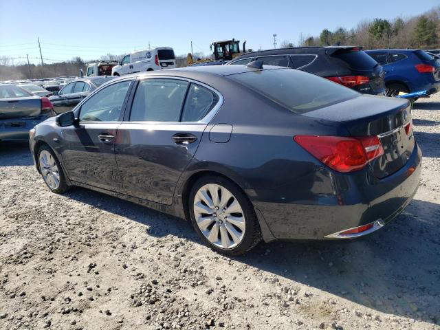 JH4KC2F90GC000086 - 2016 ACURA RLX SPORT HYBRID ADVANCE CHARCOAL photo 2