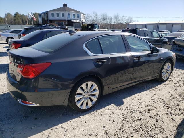 JH4KC2F90GC000086 - 2016 ACURA RLX SPORT HYBRID ADVANCE CHARCOAL photo 3