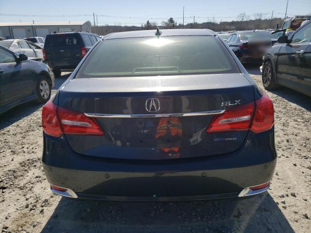 JH4KC2F90GC000086 - 2016 ACURA RLX SPORT HYBRID ADVANCE CHARCOAL photo 6