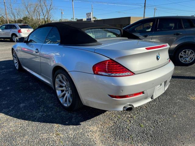 WBAEB53508CX61008 - 2008 BMW 650 I SILVER photo 3