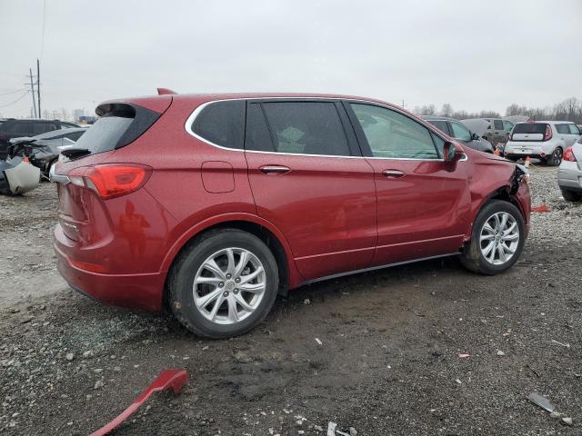 LRBFX1SAXKD142996 - 2019 BUICK ENVISION PREFERRED წითელი ფოტო 3