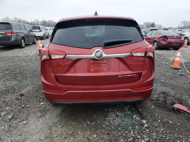 LRBFX1SAXKD142996 - 2019 BUICK ENVISION PREFERRED წითელი ფოტო 6