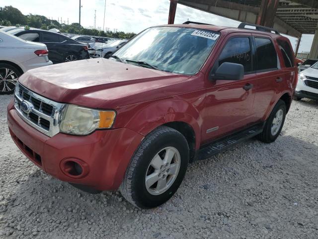 1FMCU92Z38KA95876 - 2008 FORD ESCAPE XLS MAROON photo 1