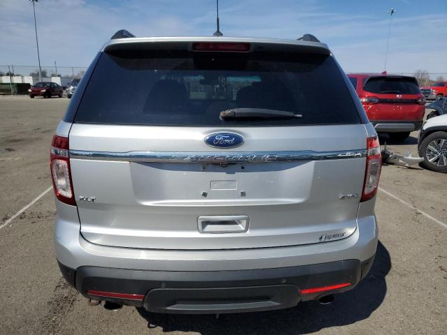 1FMHK8D8XCGA74383 - 2012 FORD EXPLORER XLT SILVER photo 6