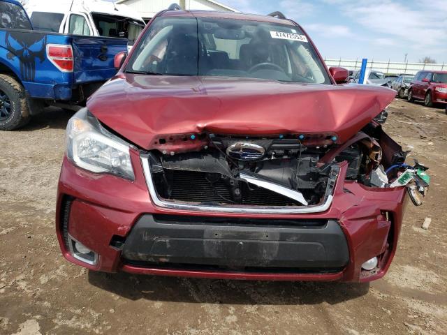 JF2SJGPC2EH557419 - 2014 SUBARU FORESTER 2.0XT TOURING RED photo 5