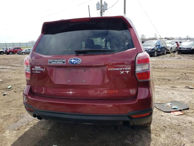 JF2SJGPC2EH557419 - 2014 SUBARU FORESTER 2.0XT TOURING RED photo 6