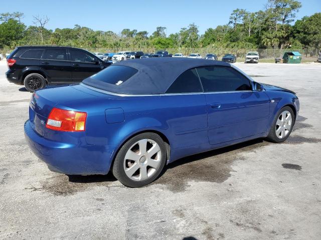 WAUDT48H16K009956 - 2006 AUDI A4 QUATTRO BLUE photo 3