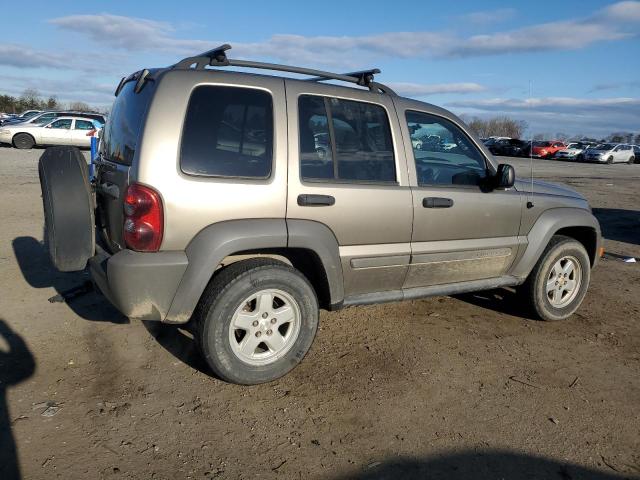 1J4GL48K37W713446 - 2007 JEEP LIBERTY SPORT BEIGE photo 3