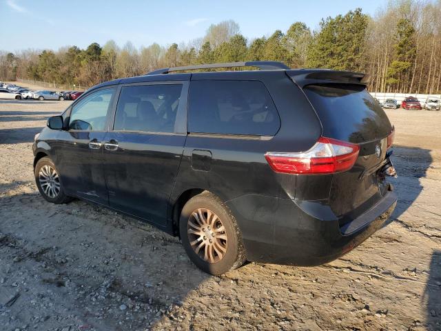 5TDYK3DC5FS582783 - 2015 TOYOTA SIENNA XLE BLACK photo 2