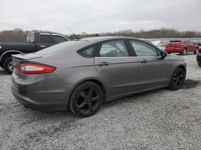 3FA6P0H74DR316665 - 2013 FORD FUSION SE GRAY photo 3