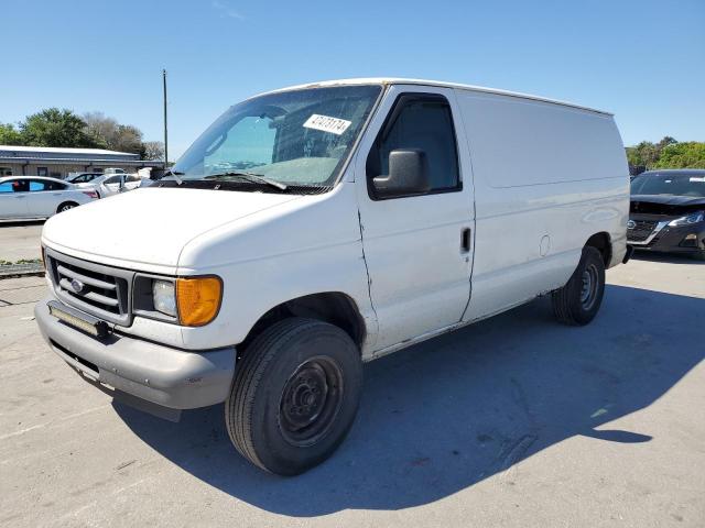 1FTNE14W77DA11317 - 2007 FORD ECONOLINE E150 VAN WHITE photo 1