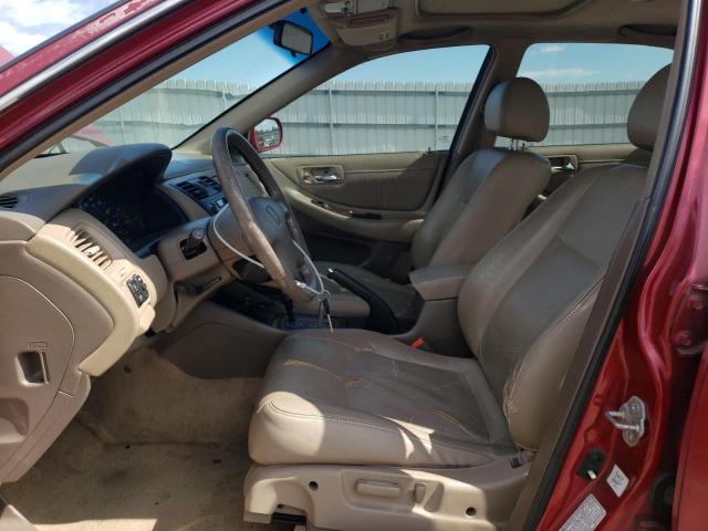 1HGCG16541A005622 - 2001 HONDA ACCORD EX BURGUNDY photo 7