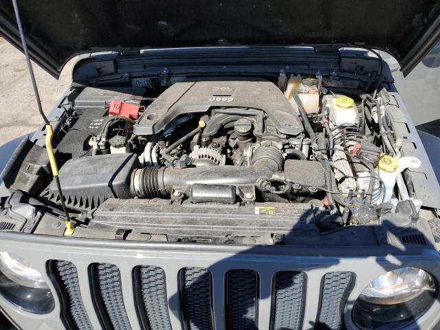 1C4HJXDG6KW650788 - 2019 JEEP WRANGLER U SPORT GRAY photo 12