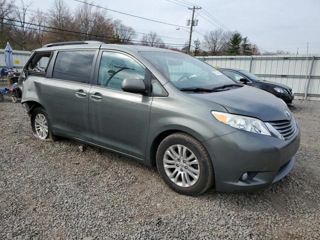 5TDYK3DC5BS060116 - 2011 TOYOTA SIENNA XLE GRAY photo 4