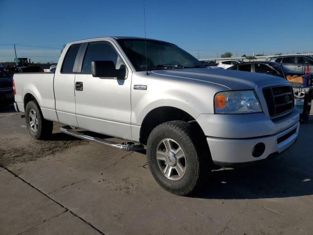 1FTRX12W08FB96864 - 2008 FORD F150 SILVER photo 4