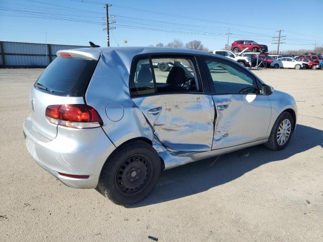 WVWDB7AJ8DW130932 - 2013 VOLKSWAGEN GOLF SILVER photo 3