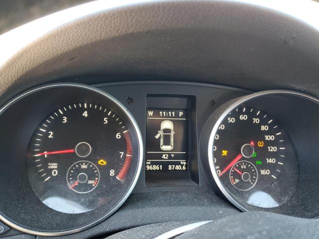 WVWDB7AJ8DW130932 - 2013 VOLKSWAGEN GOLF SILVER photo 9