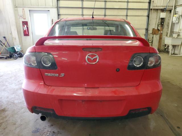 JM1BK32F671739254 - 2007 MAZDA 3 I RED photo 6