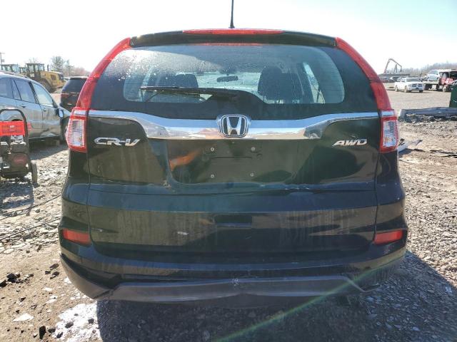 2HKRM4H32FH697118 - 2015 HONDA CR-V LX BLACK photo 6