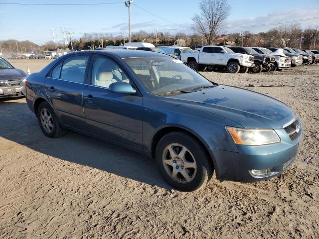 5NPEU46C66H165825 - 2006 HYUNDAI SONATA GLS BLUE photo 4