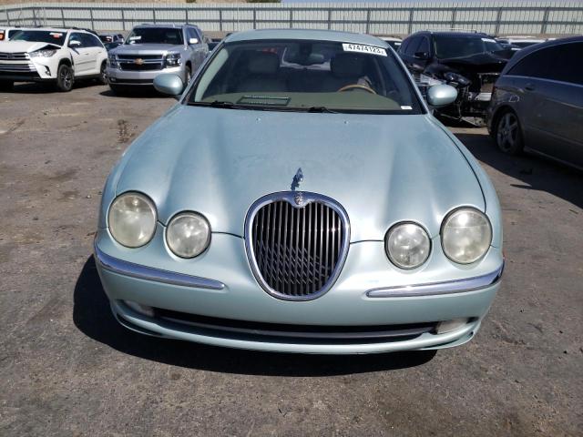 SAJEA01T13FM55728 - 2003 JAGUAR S-TYPE BLUE photo 5