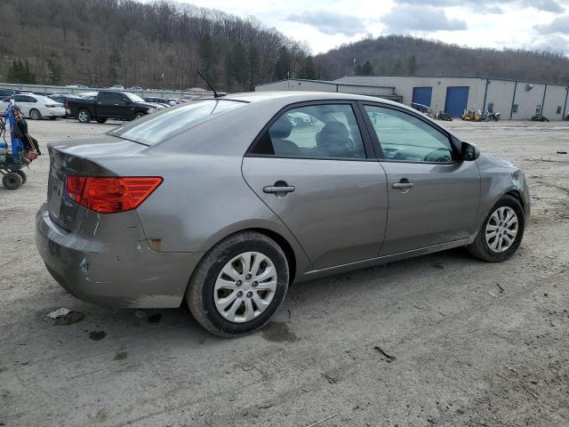 KNAFU4A28C5466852 - 2012 KIA FORTE EX GRAY photo 3